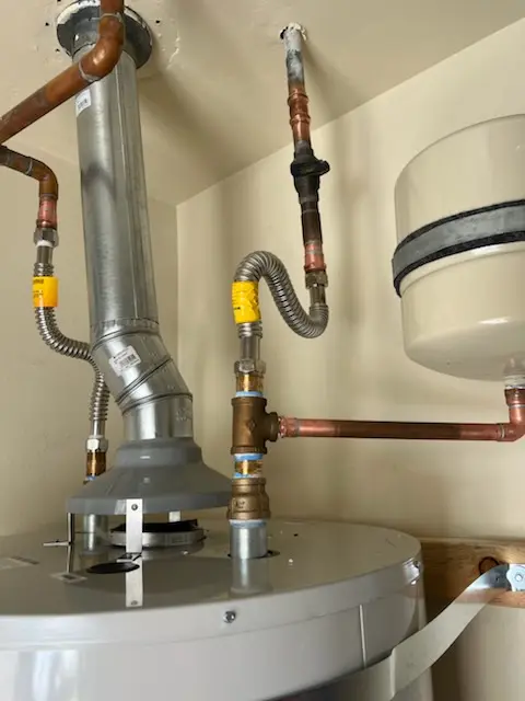 Water heater installation and plumbing repair in Hutchinson Mills